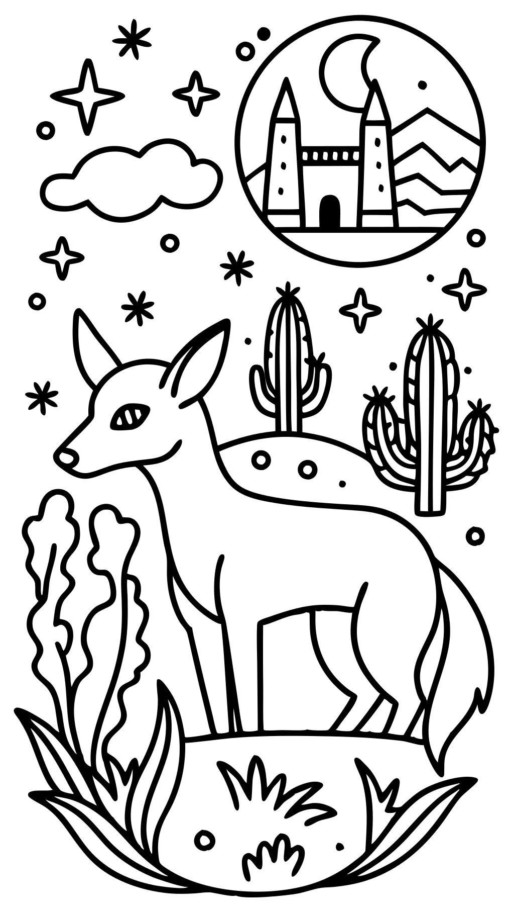 chupacabra coloring pages